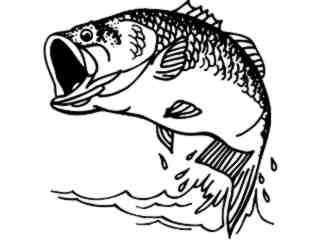  Bass Jump Up Out Decal Proportional