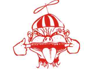  Beanie Boy Decal Proportional