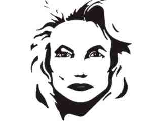  Beautiful Woman 2 Decal Proportional