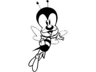  Bee Nerd Decal Proportional