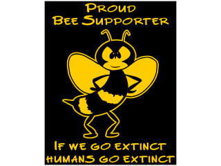  Bee Support Extinct_ I N V Decal Proportional