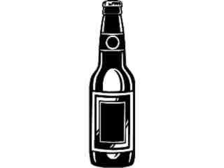  Beer Bottle Decal Proportional