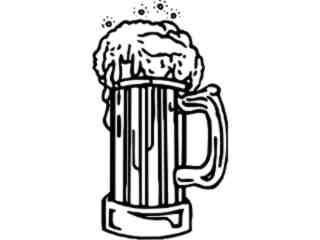  Beer Mug 2 Decal Proportional