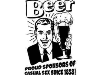  Beer Proud Sponsor Decal Proportional