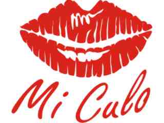  Besa Mi Culo Decal Proportional