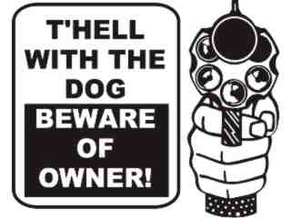  Beware Of Owner Decal Proportional