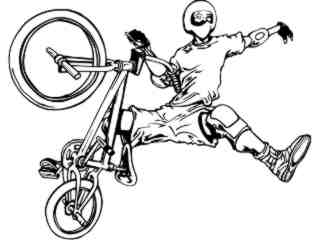  Bicycling B M X 4_ M B 1_ D T L Decal Proportional