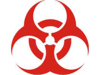  Biohazard Decal Proportional