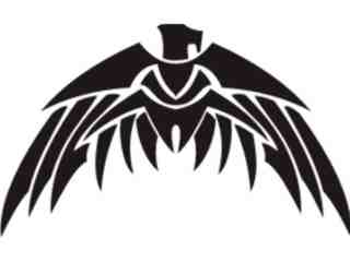  Bird Tribal_ 1 9 2 Decal Proportional