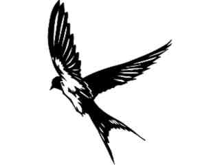  Birds_ Swallow_ P A 1 Decal Proportional