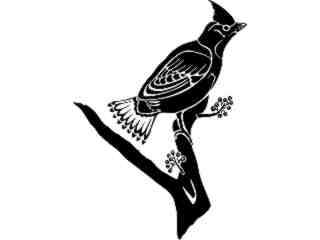  Birds_ Waxwing_ 1 2 9_ V A 1 Decal Proportional