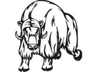  Bison Ox Animal Wild_ 0 3 4a Decal Proportional