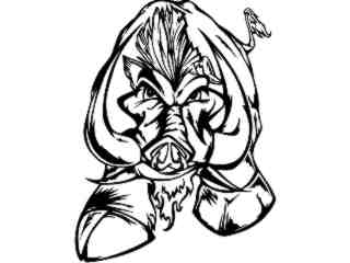  Boar Hog Frontal_ M B 1 Decal Proportional