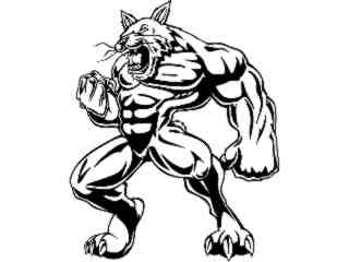  Bob Cat Muscle 1_ M B 1 Decal Proportional