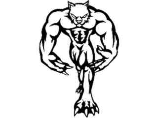  Bob Cat Muscle Bow_ M B 1 Decal Proportional
