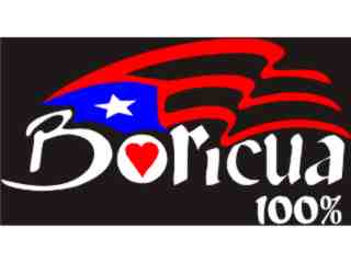  Boricua Flag Wave Pueto Rico_ C L 1_ I N V Decal Proportional