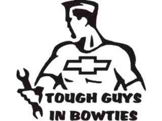  Bowtie Tuff Guy Decal Proportional