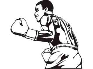 Boxer Jab Decal Proportional