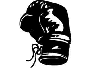  Boxing Glove Decal Proportional