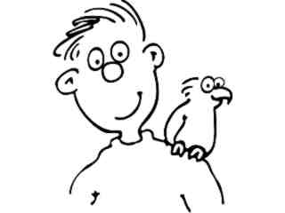  Boy And Bird_ 0 4 3_ V A 1 Decal Proportional