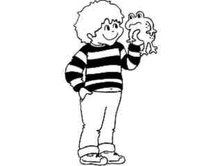  Boy And Frog_ 0 5 1_ V A 1 Decal Proportional