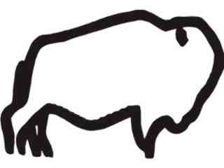  Buffalo Simple Outline_ C U 1 Decal Proportional