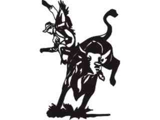  Bul Rider Thrown 2_ C U 1 Decal Proportional