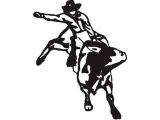  Bul Rider Yee Haw_ C U 1 Decal Proportional