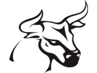  Bull Head Tribal_ 2 7 9 Decal Proportional