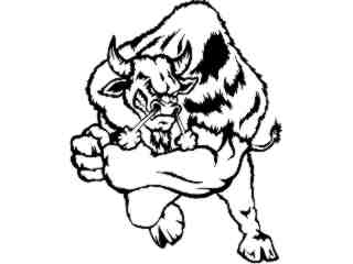 Bull Mad_ M B 1 Decal Proportional