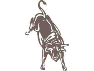  Bull Rear Kick Decal Proportional