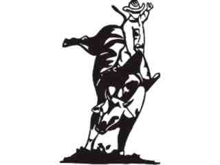  Bull Rider Full Blast_ C U 1 Decal Proportional