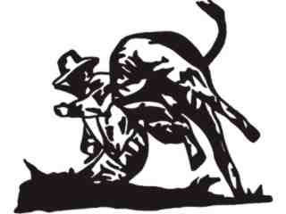  Bull Rider Pumelled_ C U 1 Decal Proportional