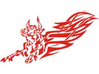  Bull Toro Tribal 0 5_ A F 1 Decal Proportional