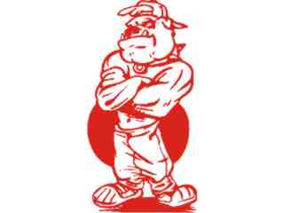  Bulldog Bully Decal Proportional