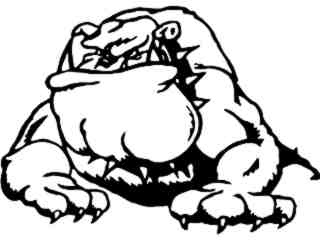  Bulldog Claw Decal Proportional