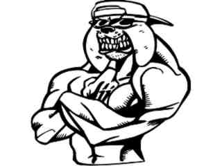 Bulldog Muscle_ G D G Decal Proportional