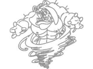  Bulldog Tornado Decal Proportional