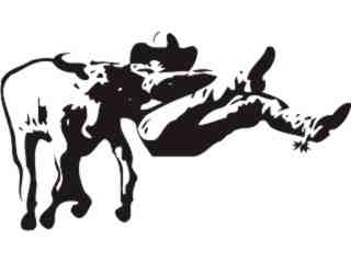  Bullrider Take Down Decal Proportional
