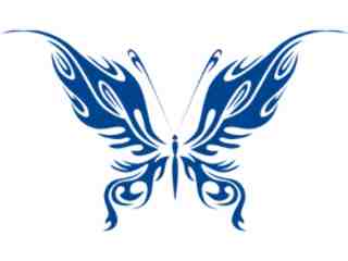  Butterflies Fantastic_ 0 6 0 Decal Proportional