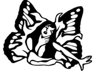  Butterfly Fairy 0 8 Decal Proportional