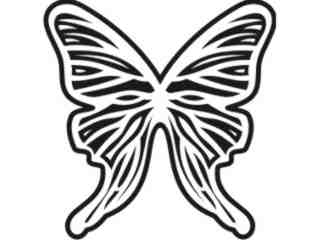  Butterfly Outlined_ 1 0 5 Decal Proportional