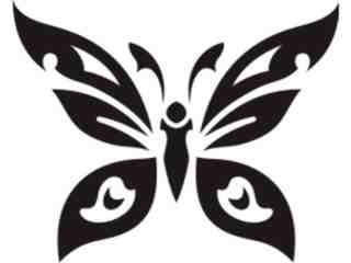  Butterfly Tribalized_ 0 9 2 Decal Proportional