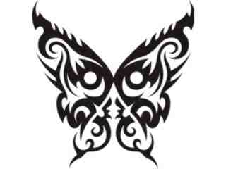  Butterfly Tribalized_ 0 9 6 Decal Proportional