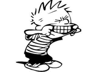  Calvin Making Face Decal Proportional