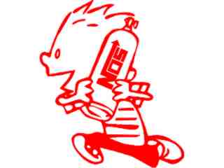  Calvin N O S Decal Proportional