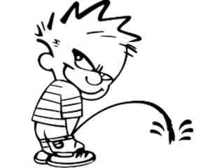  Calvin Pisser Original 2 Decal Proportional