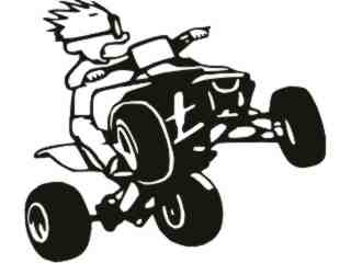  Calvin Quad Off Road Decal Proportional