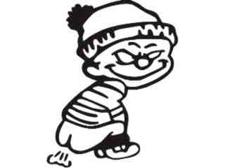  Calvin Shitter Beanie Decal Proportional