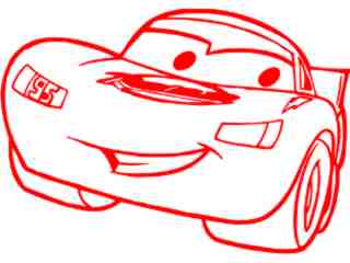  Cars Disney Decal Proportional